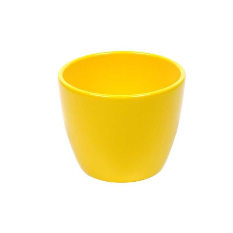 Base kerámia kaspó sárga 11cm