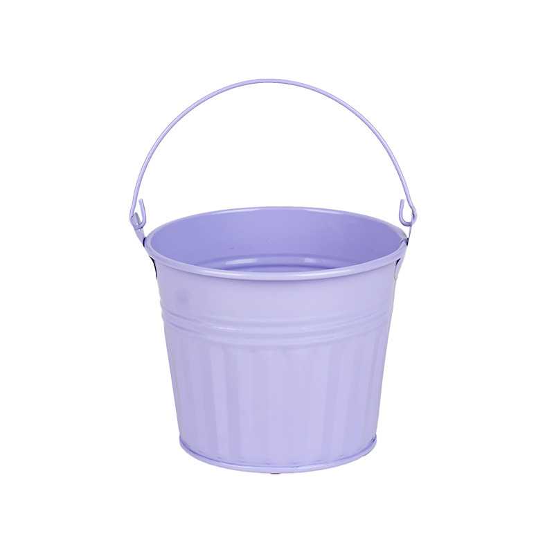 Esmé fém vödör pasztell lila 16,2x15