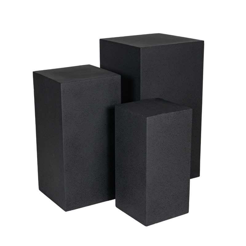 Calgary Pillar kompozit oszlop szett grafit 32x32x66-50x50x95,5cm S3